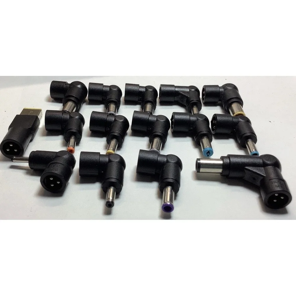 Universal‎ Laptop Charger Adapter 15 Tips Kit 12V Auto Power DC Connection Set